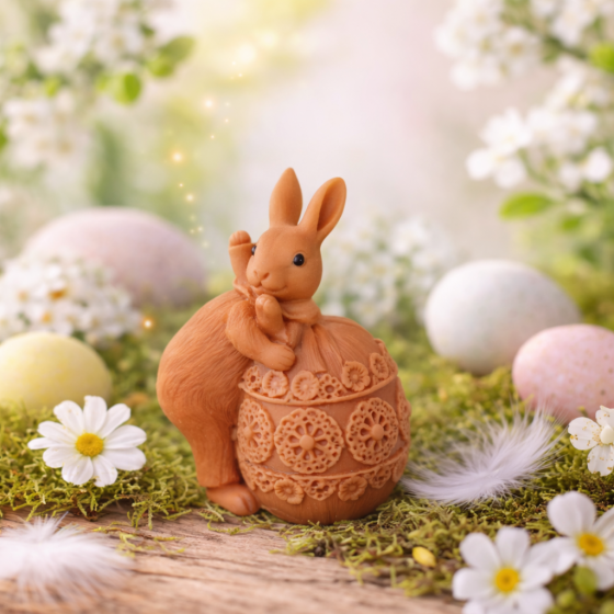 Silikonski kalup za svijeće - jaje 